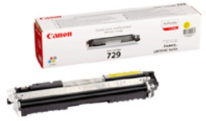 
	Canon Original 729Y (4367B002AA) Yellow Toner Cartridge
